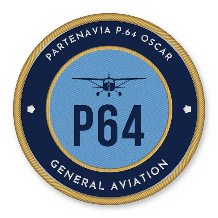 Partenavia P.64 Oscar Patches - Circle - Navy Sky