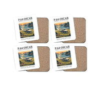 Thumbnail for Partenavia P.64 Oscar - Poster - Coaster Set - White