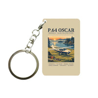 Thumbnail for Partenavia P.64 Oscar - Poster - Key Chain - Beige