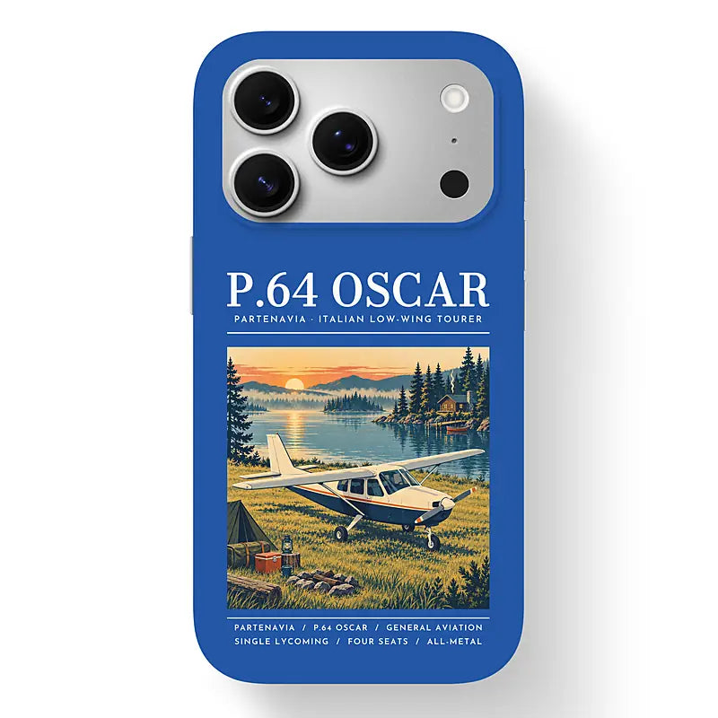 Partenavia P.64 Oscar - Poster - MagSafe iPhone 17 Pro - Blue
