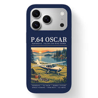 Thumbnail for Partenavia P.64 Oscar - Poster - MagSafe iPhone 17 Pro - Navy Blue