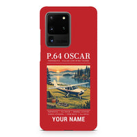 Thumbnail for Partenavia P.64 Oscar - Poster + Name - Samsung Case - Red