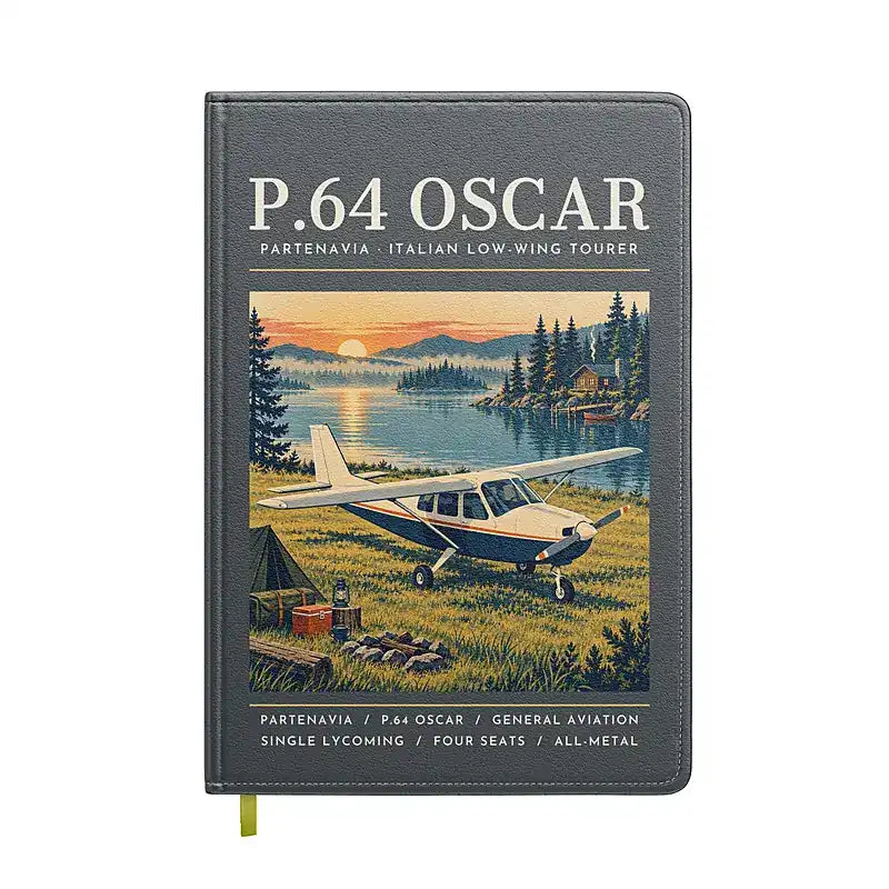 Partenavia P.64 Oscar - Poster - Notebook - Gray