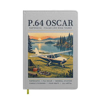Thumbnail for Partenavia P.64 Oscar - Poster - Notebook - Light Gray