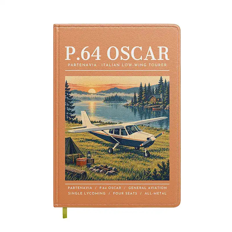 Partenavia P.64 Oscar - Poster - Notebook - Orange
