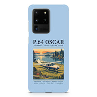 Thumbnail for Partenavia P.64 Oscar - Poster - Samsung Case - Light Blue