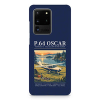 Thumbnail for Partenavia P.64 Oscar - Poster - Samsung Case - Navy Blue