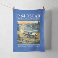 Thumbnail for Partenavia P.64 Oscar - Poster - Towel - Blue