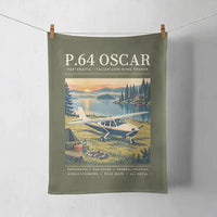 Thumbnail for Partenavia P.64 Oscar - Poster - Towel - Green Army