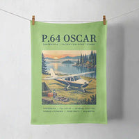 Thumbnail for Partenavia P.64 Oscar - Poster - Towel - Light Green