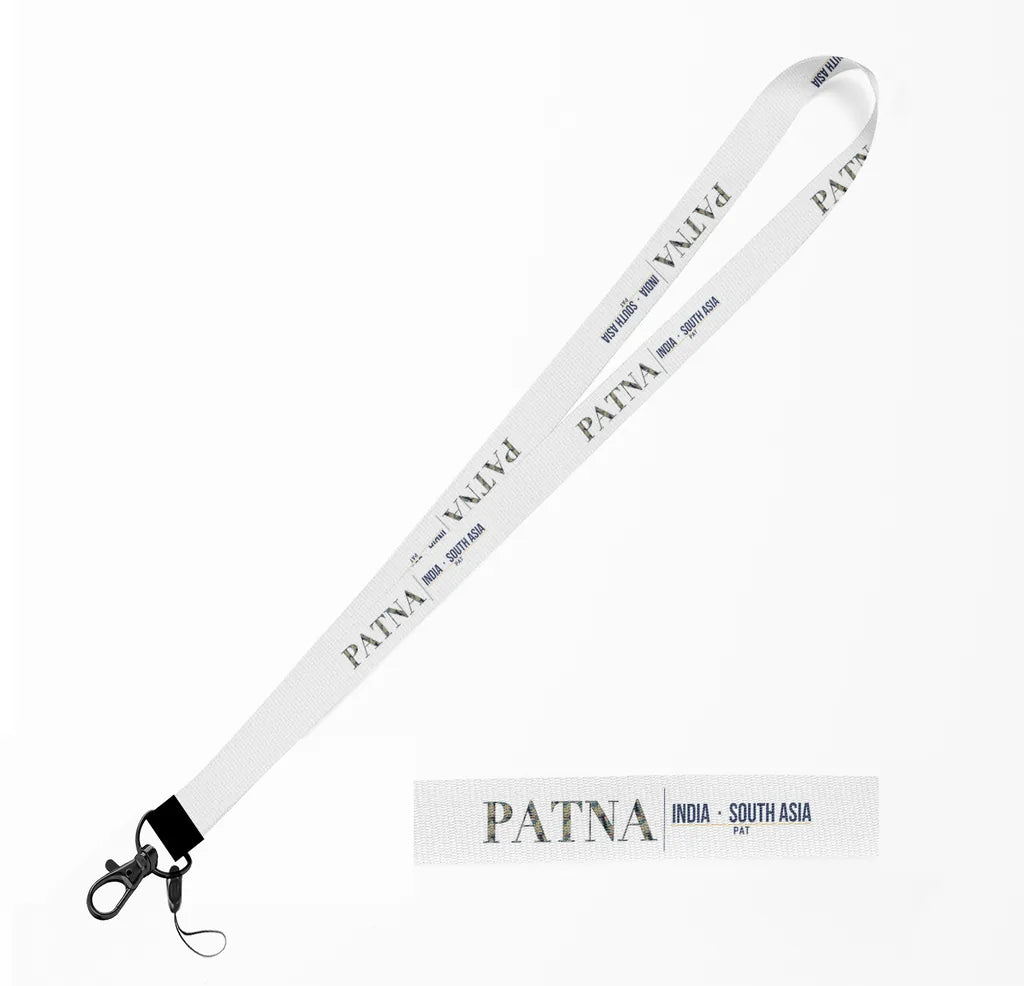 Patna City Series lanyard - white