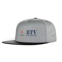 Thumbnail for Patrick Leahy Burlington International Airport (BTV) snapback - gray & black