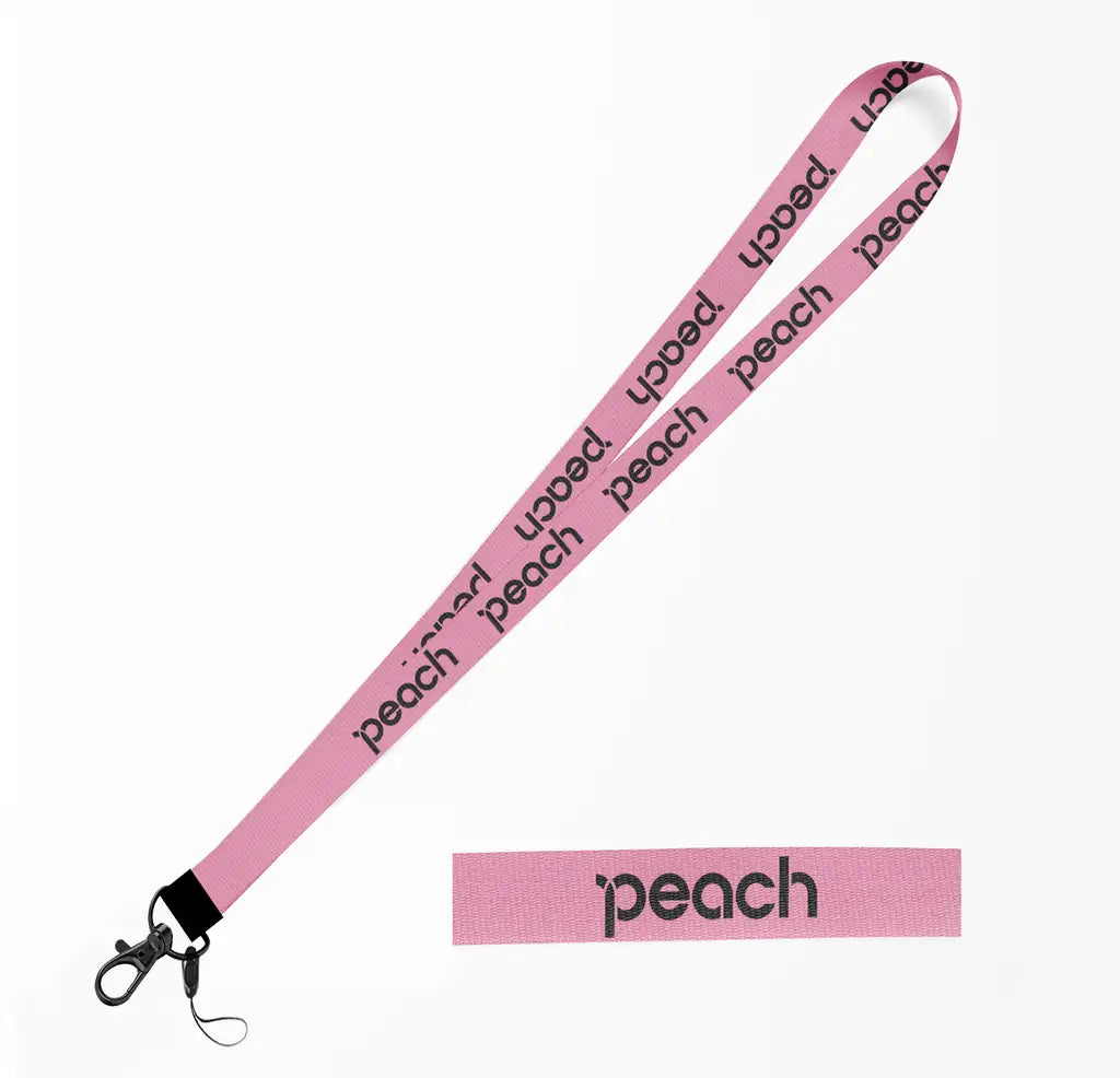 Peach Airlines lanyard - pink