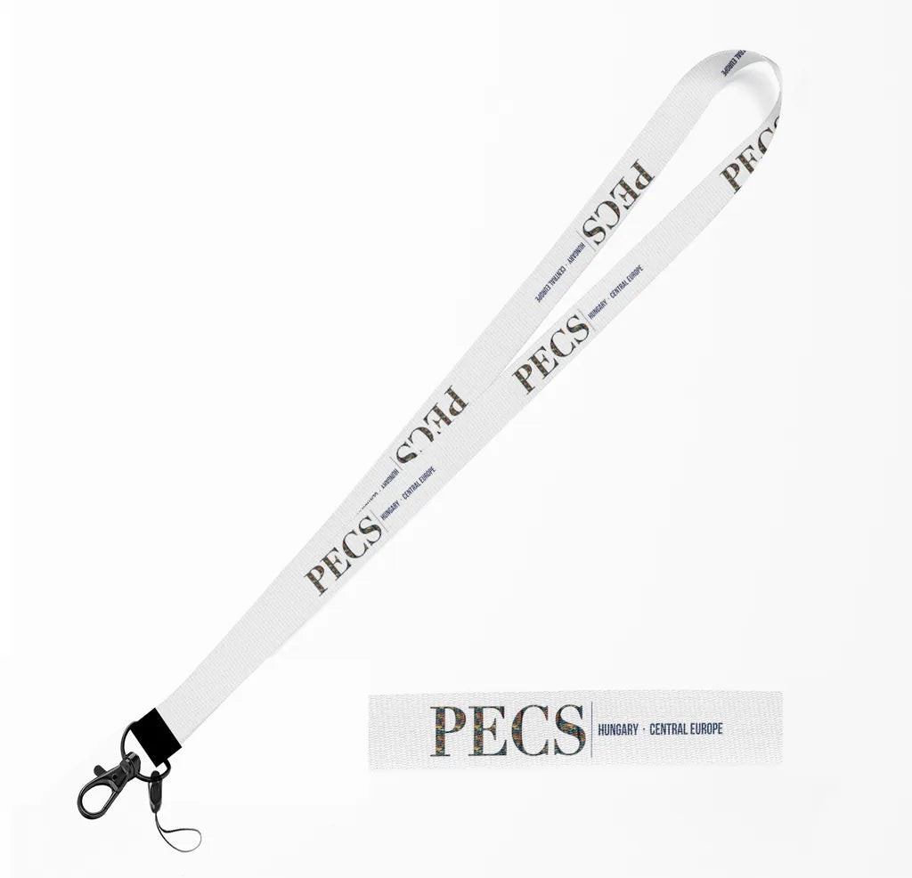 Pecs City Series lanyard - white