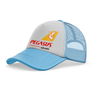 Thumbnail for Pegasus Airlines trucker cap - light blue