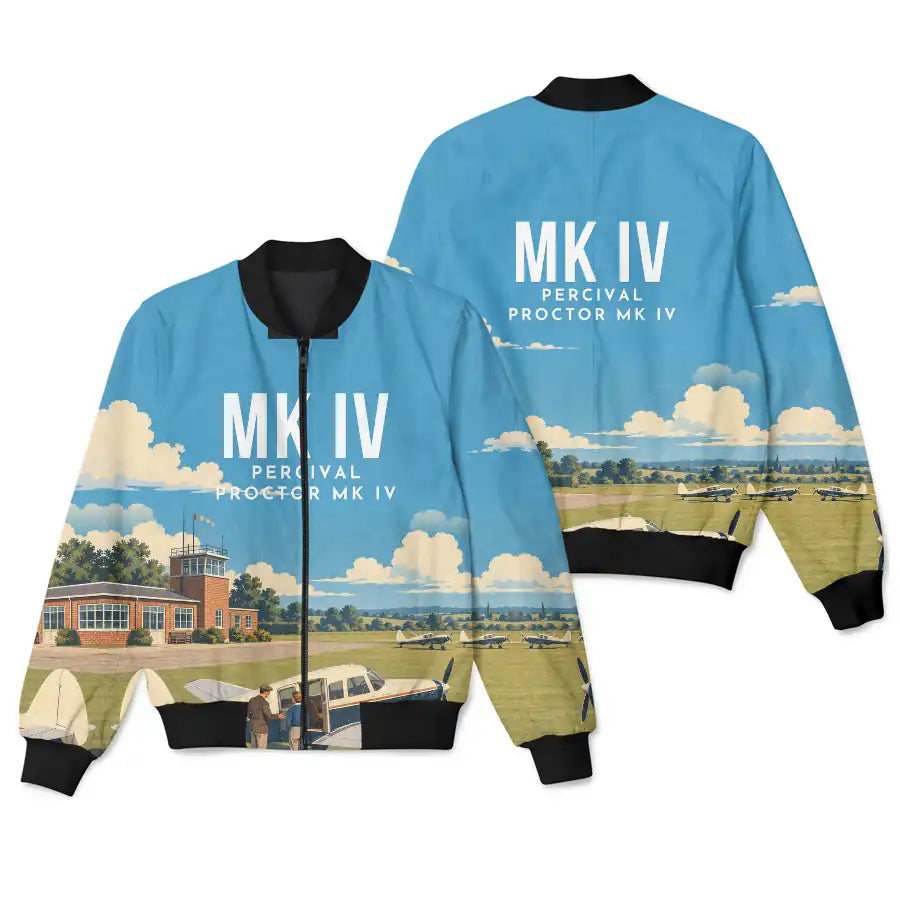 Percival Proctor Mk IV 3D All-Over Print Clothing - Bomber Jacket - 3D