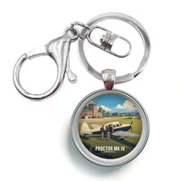 Thumbnail for Percival Proctor Mk IV - 3D - Circle Key Chain - Full Print