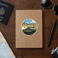 Thumbnail for Percival Proctor Mk IV - 3D - Circle Sticker - Notebook