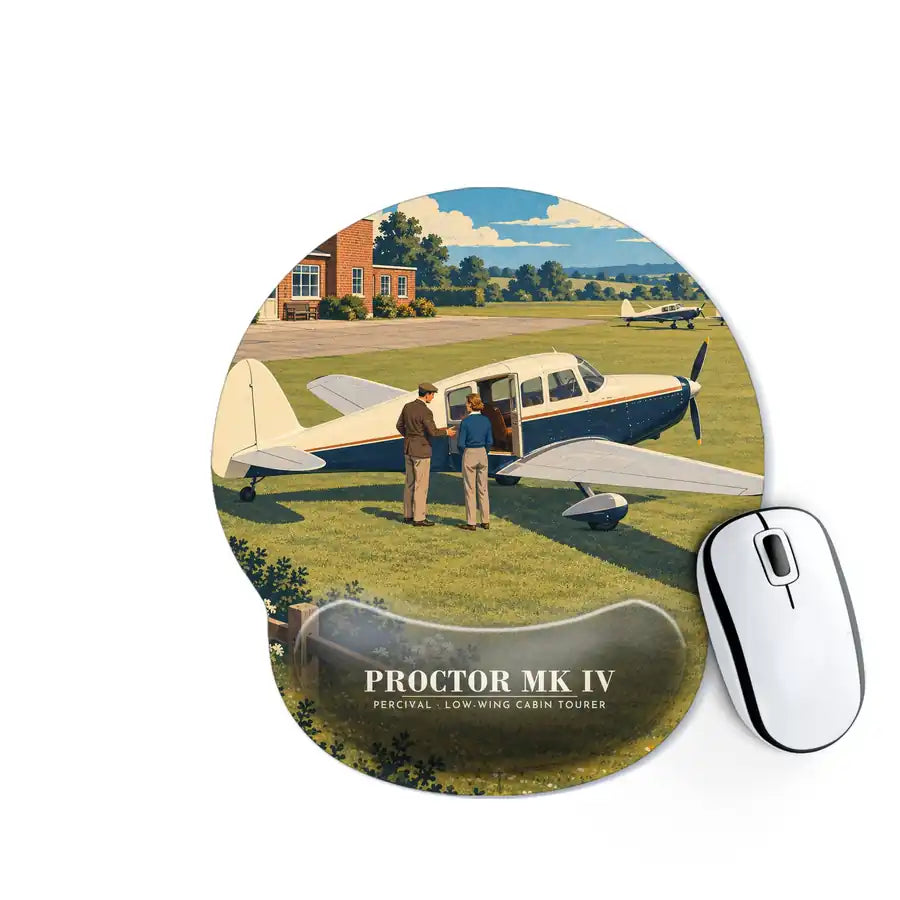 Percival Proctor Mk IV - 3D - Ergonomic Mouse Pad - Full Print