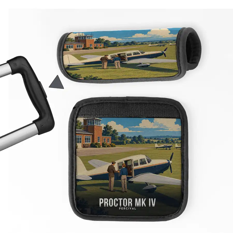 Percival Proctor Mk IV - 3D - Luggage Handle Cover - Full Print