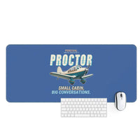 Thumbnail for Percival Proctor Mk IV - Cartoon - Desk Mat - Blue