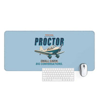 Thumbnail for Percival Proctor Mk IV - Cartoon - Desk Mat - Light Blue