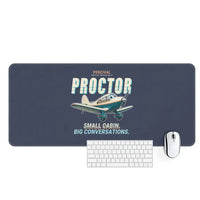 Thumbnail for Percival Proctor Mk IV - Cartoon - Desk Mat - Navy Blue