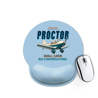 Thumbnail for Percival Proctor Mk IV - Cartoon - Ergonomic Mouse Pad - Light Blue