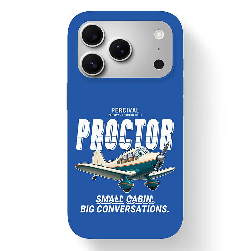 Percival Proctor Mk IV - Cartoon - MagSafe iPhone 17 Pro - Blue