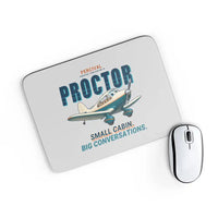Thumbnail for Percival Proctor Mk IV - Cartoon - Mouse Pad - Light Gray