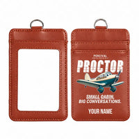 Thumbnail for Percival Proctor Mk IV - Cartoon - ID Card Holder - Light Brown + Name