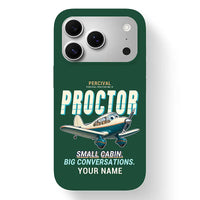 Thumbnail for Percival Proctor Mk IV - Cartoon + Name - MagSafe iPhone 17 Pro - Dark Green