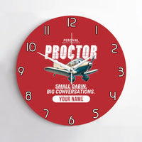 Thumbnail for Percival Proctor Mk IV - Cartoon + Name - No Frame - Red