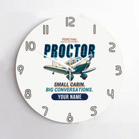 Thumbnail for Percival Proctor Mk IV - Cartoon + Name - No Frame - White