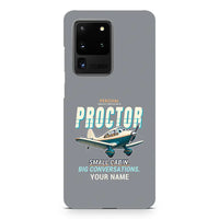 Thumbnail for Percival Proctor Mk IV - Cartoon + Name - Samsung Case - Gray