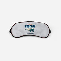Thumbnail for Percival Proctor Mk IV - Cartoon + Name - Sleep Mask - Light Gray