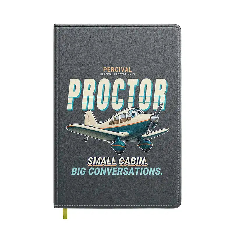 Percival Proctor Mk IV - Cartoon - Notebook - Gray