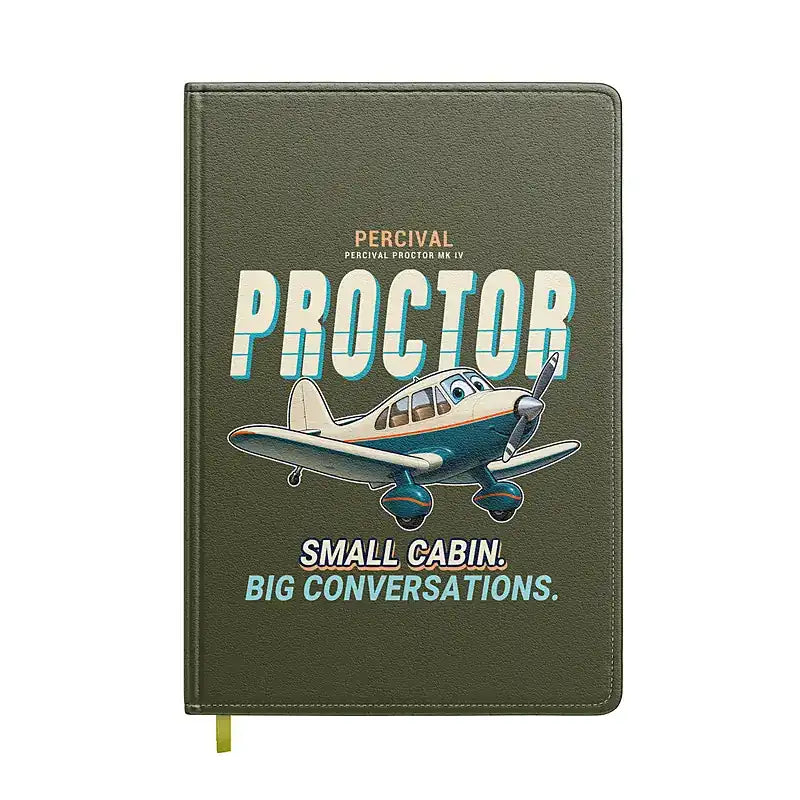 Percival Proctor Mk IV - Cartoon - Notebook - Green Army