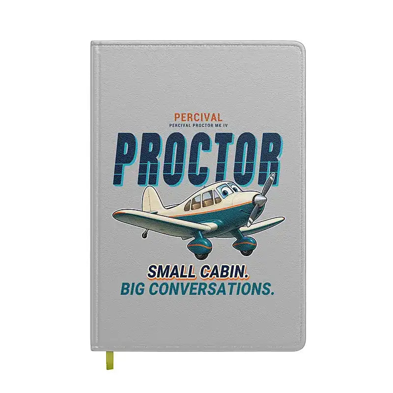 Percival Proctor Mk IV - Cartoon - Notebook - Light Gray