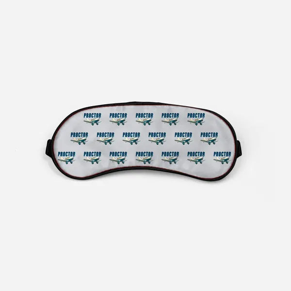 Percival Proctor Mk IV - Cartoon Pattern - Sleep Mask - Light Gray