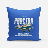 Thumbnail for Percival Proctor Mk IV - Cartoon - Pillow - Blue