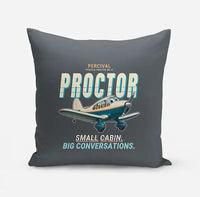 Thumbnail for Percival Proctor Mk IV - Cartoon - Pillow - Gray