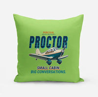 Thumbnail for Percival Proctor Mk IV - Cartoon - Pillow - Light Green