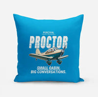 Thumbnail for Percival Proctor Mk IV - Cartoon - Pillow - Turquoise