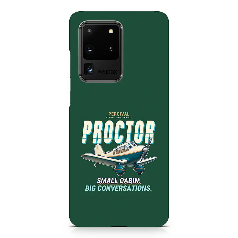 Percival Proctor Mk IV - Cartoon - Samsung Case - Dark Green