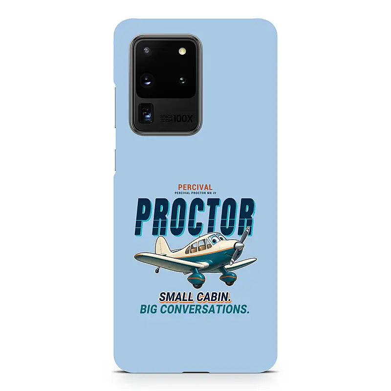 Percival Proctor Mk IV - Cartoon - Samsung Case - Light Blue