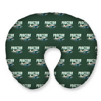 Thumbnail for Percival Proctor Mk IV - Cartoon Seamless - Travel Pillow - Alpine Green