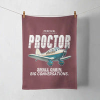 Thumbnail for Percival Proctor Mk IV - Cartoon - Towel - Dark Red