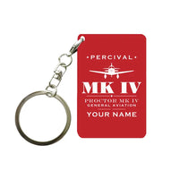 Thumbnail for Percival Proctor Mk IV - Heritage + Name - Key Chain - Red