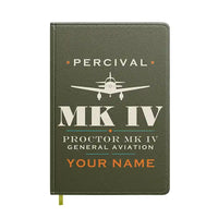 Thumbnail for Percival Proctor Mk IV - Heritage + Name - Notebook - Green Army